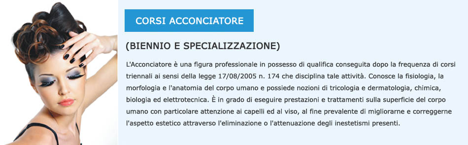 Corsi per Acconciatore 3 Anno